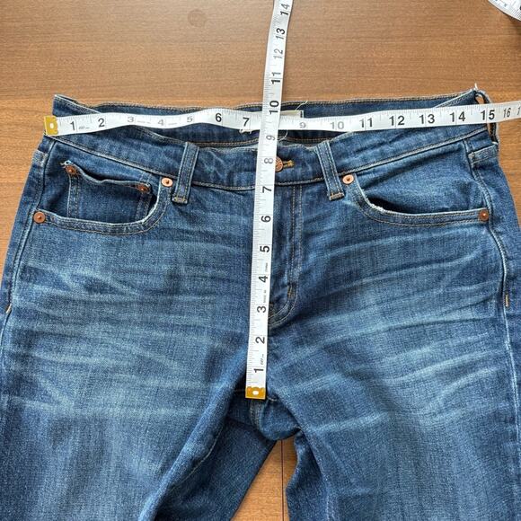 Madewell | Women’s The Slim Boyjean Raw-Hem Edition Dark Wash Denim Jeans G7200 - Picture 8 of 9